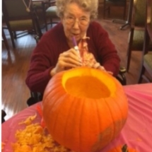 pumpkin carving, happy halloween 2016, oak park senior living, oak park mn assisted living