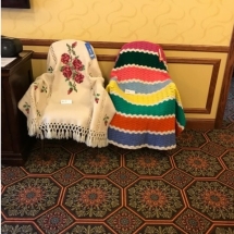 State Fair Celebration-Oak Park Senior Living-beautiful knit blankets